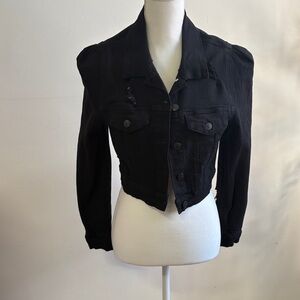 Hot Kiss Dark Jean Jacket